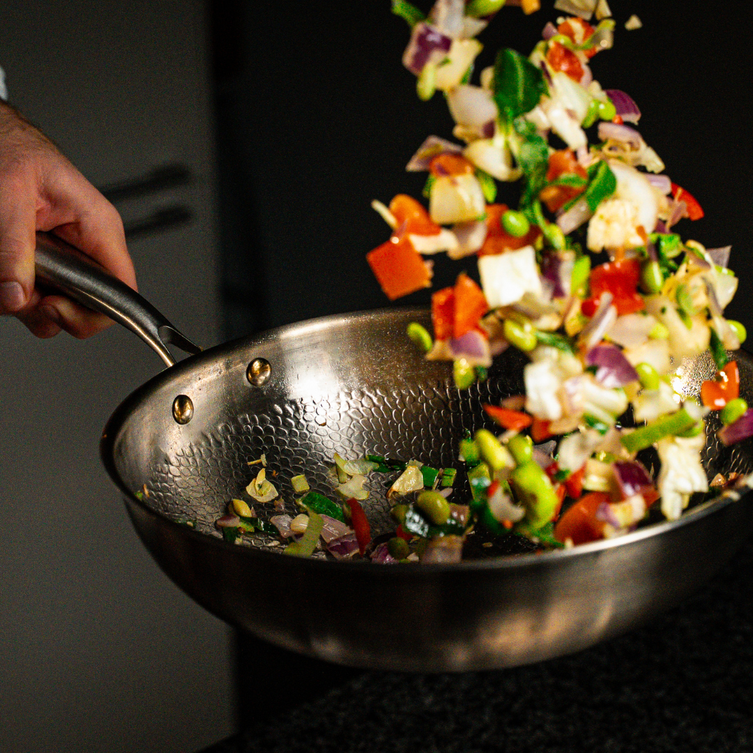 Titanium Hammered Cookware Set Pro